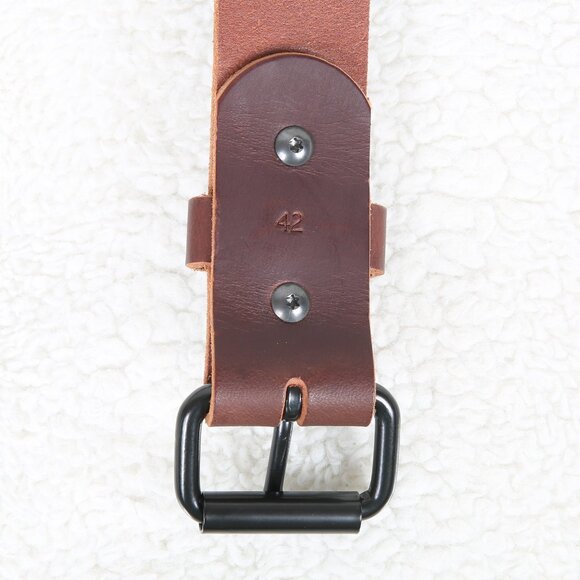 MAIN STREET FORGE The Classic Everyday Full Grain Leather Belt - Size 42 - Picture 4 of 7